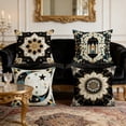 thumbnail image 4 of Huanglei Housse Décorative Insert Non Inclus Coussin à Texture Douce pour Sofa Lit Salon Maison, 4 of 5