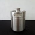 thumbnail image 4 of GUOOL 2L Stainless Mini Keg Growler Pot Stainless Beer Growlers Keg, 4 of 9
