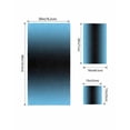 thumbnail image 4 of Blue Black Ombre Towel Set of 3, Soft Microfiber Bath Towels, Hand Towel, Washcloths, Modern Gradient Abstract Art Quick-Dry Absorbent Towels for Bathroom Kitchen Hotel Beach Gym Spa, 4 of 7