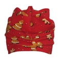 thumbnail image 3 of Honeii Gingerbread Man Print Kids Knit Beanie Watch Hat ,Knit Cap for Boys and Girls, 3 of 7