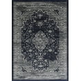 thumbnail image 2 of Handcraft Rugs-Midnight Blue/Gray Persian Isfahan FloralPattern Distressed  Modern Vintage Area Rug, 2 of 7