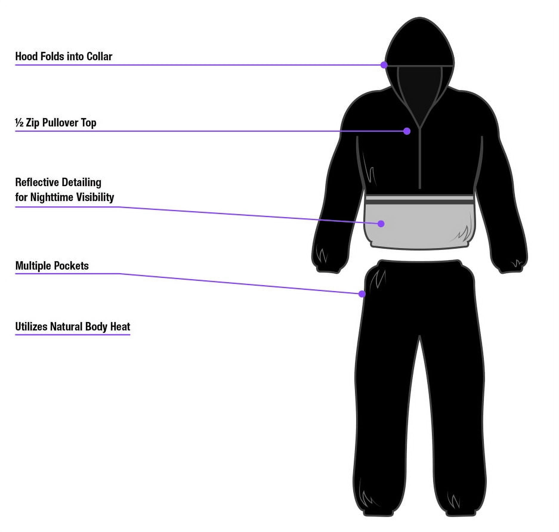 Gold's Gym Performance Sauna Suit, Large/Extra Large, PVC Material