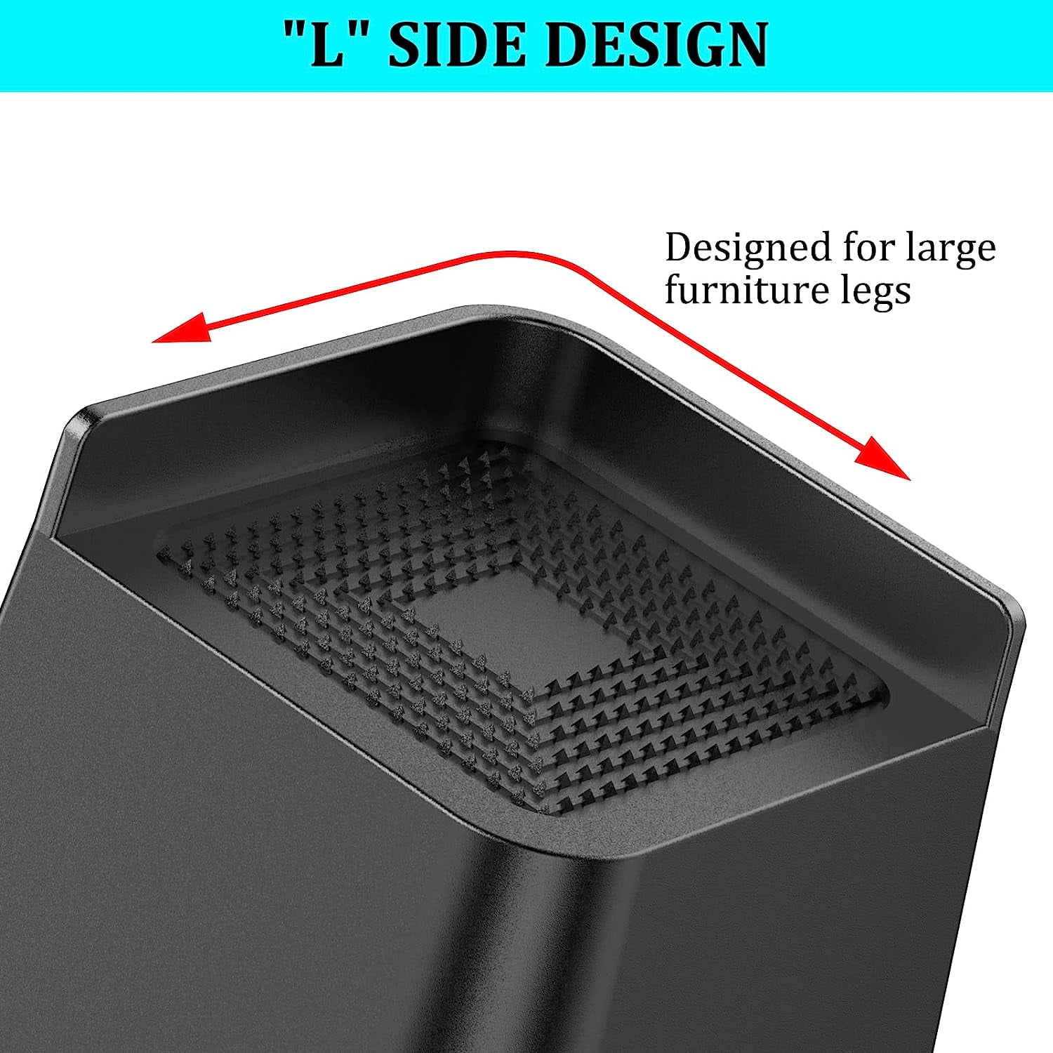 Rirool 4 inch Adjustable Bed Lifts, Heavy Duty Stackable Furniture Riser, Set of 4 Bed Elevators  (图4) Rirool 4 inch Adjustable Bed Lifts, Heavy Duty Stackable Furniture Riser, Set of 4 Bed Elevators  (图4)