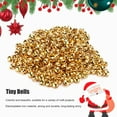 thumbnail image 2 of 300pcs Small Bells DIY Mini Tiny Iron Jingle with Hole for Craft Jewelry Festival Birthday Decoration GiftGold, 2 of 5