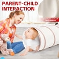 thumbnail image 2 of Tienda de campaña Play Tunnel Moncoland para niños pequeños, juguete desplegable para gatear, color beige, 2 of 8