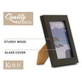 thumbnail image 4 of Klikel 4 X 5 Black Wooden Picture Frame - Black Wooden Wall Hanging Table Standing Photo Frame, 4 of 5