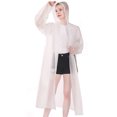 thumbnail image 1 of Chubasqueros para adultos reutilizables, ponchos de lluvia EVA, chubasquero ligero, impermeable, para hombres y mujeres, 300G, 1 of 6
