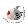 thumbnail image 2 of Lit pour Chat en Forme de Niche 2026 Mignon Hiver Chaud Bouche Douce Lit pour Chat Cachette pour Chat Petit, 2 of 4