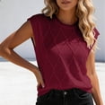 thumbnail image 5 of Kezqiaxn Summer Tops for Women Short Sleeve Crew Neck Loose Shirts Business Dressy Work Blouses Fashion Clothing, 5 of 5