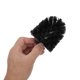 thumbnail image 3 of 2 cabezales de repuesto para escobilla de baño, cerdas rígidas duraderas para limpieza de baños, ajuste universal para baños domésticos y de hoteles, color negro, 3 of 8