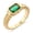 Green, variant on Womens Stainless Steel Ring Waterproof Anti-Rust Anti-Allergy Geometric Ring with Zircon Women's Ring Niche Light Texture Ring for Her Jewelry Gift