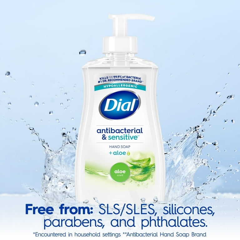 Dial Antimicrobial Sensitive Skin Liquid Hand Soap - Gallon