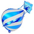 thumbnail image 3 of Shisuyan 4 Pcs Hot Air Balloon Shape Balloon Classroom Decor Vibrant Colors Hot Air Balloon Layout Prop Birthday Party Themed Party Hot Air Balloon Foil Balloon, 3 of 9