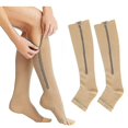 thumbnail image 1 of Medical Compression Socks Zipper Professional Leg Support Thickened Women'S Socks, 1 of 1