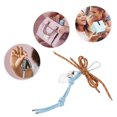 thumbnail image 4 of Unique Bargains 1 Pc Handbag Charm Knot Heart Bag Charm Brown Blue, 4 of 5