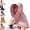 Pink, variant on Full Face Sun Protection & Big Brim Shawl & Sun Hat, Hat with Neck Cover Outdoor Summer Beach Suns Hats for Women