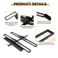 thumbnail image 5 of WhizMax Dirt Bike Carrier for 2,Motorcycle Carrier Hitch Mount with Ramp,Heavy Duty Bike Rack for 2 Ebikes with Ratchet Straps,Stabilizers 600 Lbs, 5 of 7