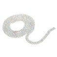 thumbnail image 1 of 2 Rows Close Rhinestone Chain, Close Rhinestone Chain Trims 2 Rows 1 Yard Grid Connection  for Wedding for DIY Jewelry for Cake Decoration, 1 of 8