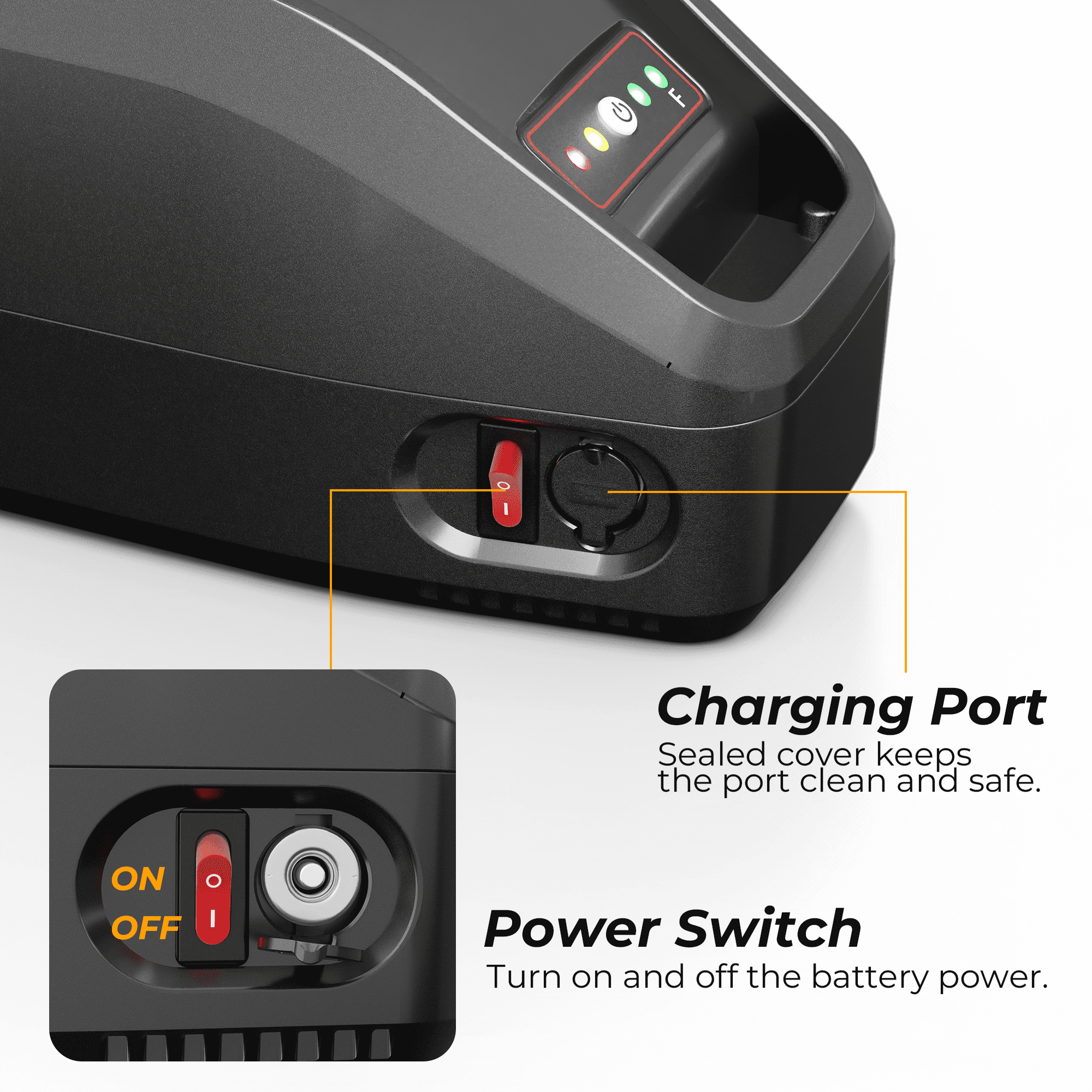 Skeri Ebike Battery, 48V 15.6Ah Lithium-ion Pedelec Battery, Detachable Battery for 500W Electric Bike Bicycles Folding Bike Mountain Bike Motor