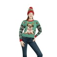 thumbnail image 5 of Jollidays Women's Reindeer Pug Ugly Christmas Sweater, 5 of 6