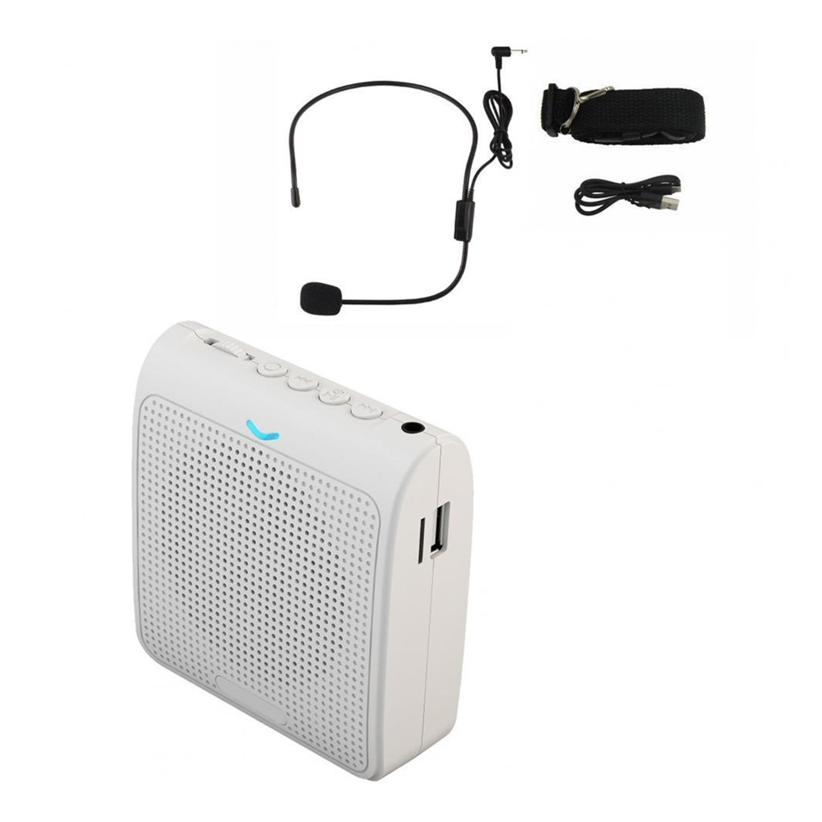 5W Mini Voice Amplifier Loudspeaker With Microphone Rechargeable Speaker For Teacher Loudspeaker Microphone ,Easy to Operate