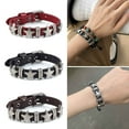 thumbnail image 2 of Punk Spike-Bracelet Vintage Belt Buckle Bracelet Star Cuff, 2 of 20