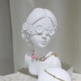 thumbnail image 4 of Jewelry Display Stand Bust Headband Decoration Statue for Storefront Windows Blindfolded Girl, 4 of 8