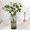 White, variant on 7 Heads Artificial Rose Flowers, 1Pcs Silk Roses with Burnt Edge, Vintage Faux Rose Bouquet for Wedding Valentines Bouquet Centerpiece Home Party Decorr(No Vase)(Pink)