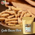 thumbnail image 3 of NY SPICE SHOP Garlic Sesame Sticks - 3 Pound - Sesame Snack Sticks - Mouthwatering Snacks Blend, 3 of 7