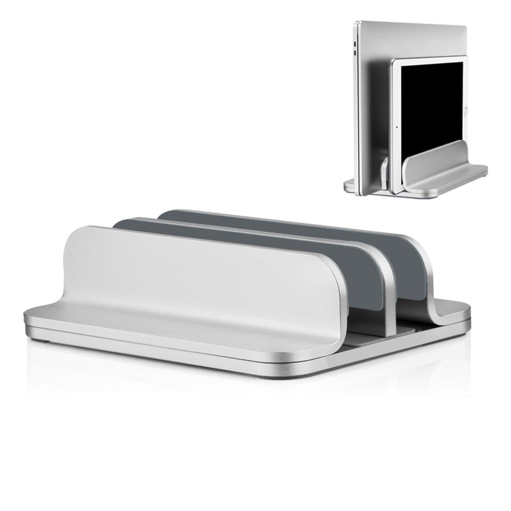 Vertical Adjustable Laptop Holder Width Adjustable Premium Vertical Laptop Stand Desk Management