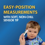 Veridian Temple Touch Thermometer, 6-Second Readout, Non-Invasive Forehead Temperature, Color-Changing Fever Alert Backlight, Memory Recall, F/C Switchable