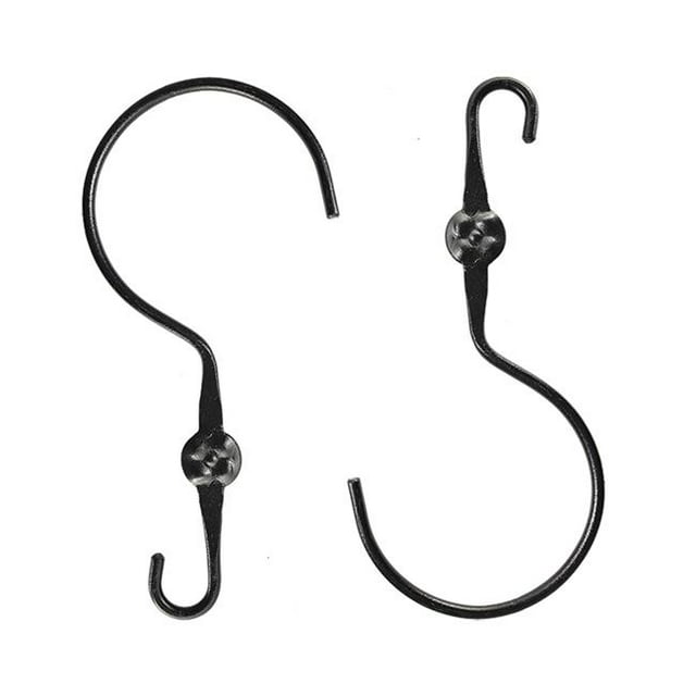 ACHLA Designs SEL-03-2 12 in. Extender with Wide Hook, Black - Pack of 2