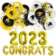 thumbnail image 1 of Kit de globos de graduación 2023, decoraciones de fiesta 2023, globos de aluminio ABI 2023, decoraciones de graduación, 1 of 5
