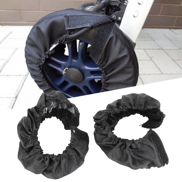 Accesorios para Cochecitos Fondos para Ruedas de Cochecito, Protector de Neumática de Tela Oxford A Prueba de Polvo Con Accesorios, Adecuado para Cochecito, Sillas de