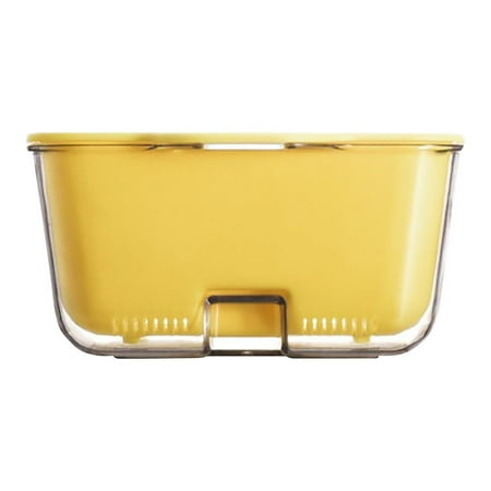 

2023 Kitchen Household Double-layer Transparent Drainage Basket Kitchen Household