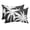 Black, variant on Pink Tropical Tree Outdoor Pillows for Chaise Lounge Chair Waterproof Lumbar Pillows with Insert&Adjustable Elastic Strap Beach Headrest Pillow Summer Coastal Palm Trees Neck Pillow for Pool 11"x16"