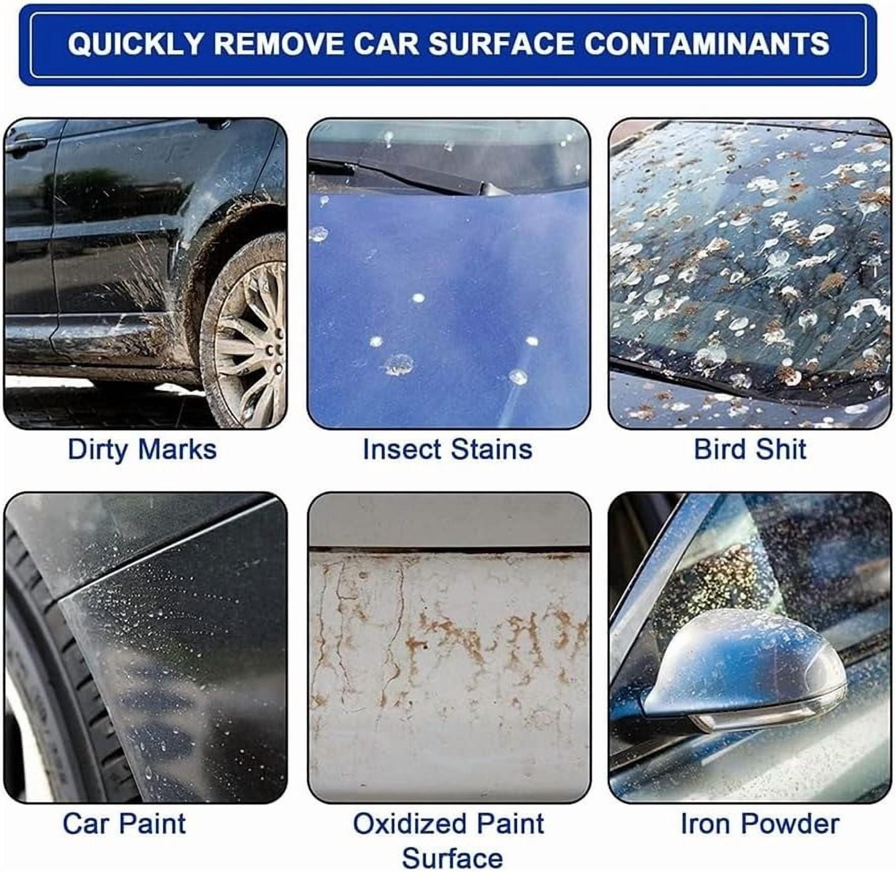 Seyotauo Microfiber Clay Towel, Scratch-Free Reusable Car Detailing Cloth, Auto Cleaning Scrub for Glass Polishing, Wheel Rim and Vehicle Surface Maintenance