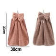 thumbnail image 2 of Absorbent Soft Hand Towels with Hanging Loops for Kitchen Bathroom, 2 of 5