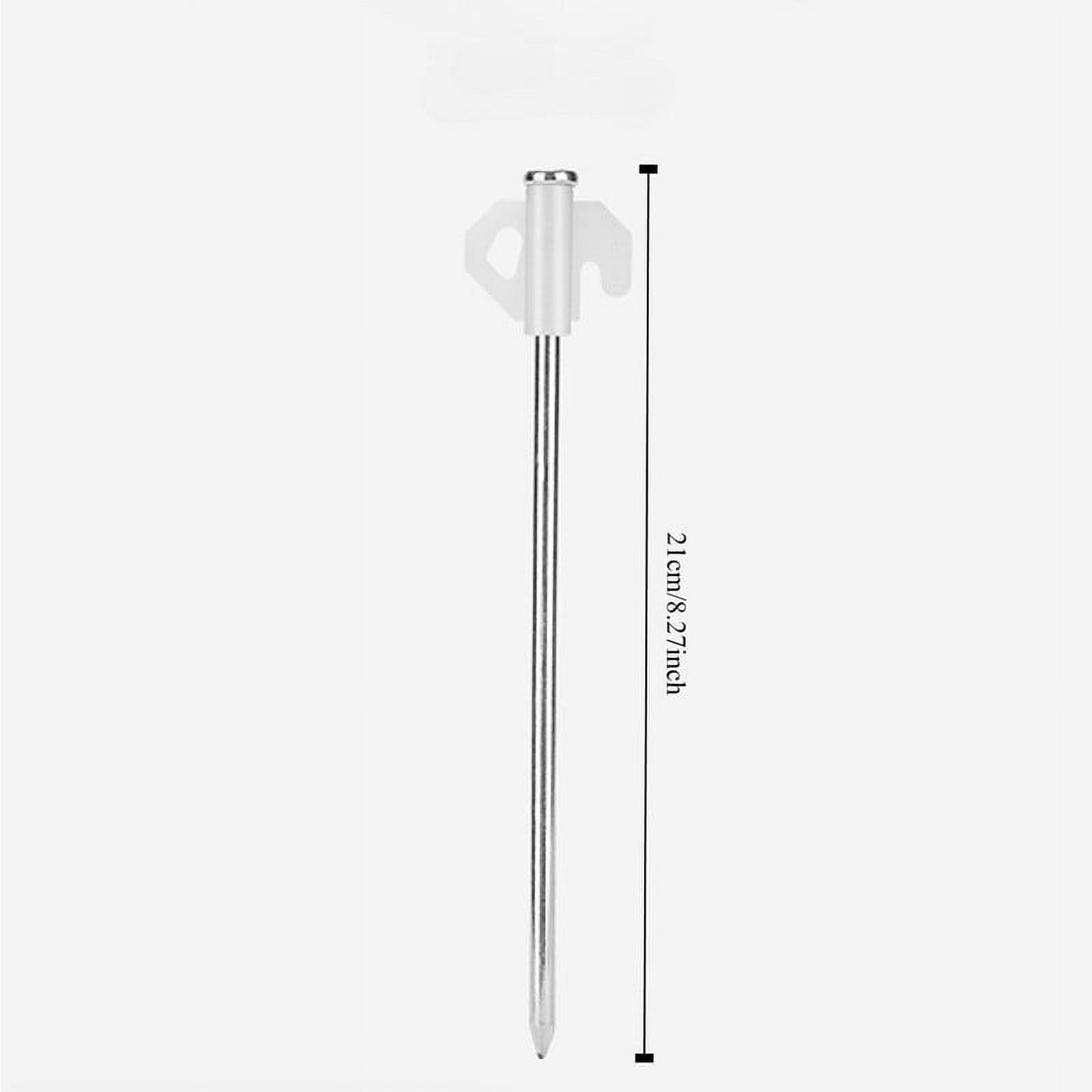 Vobzolite tent stakes heavy duty Glow In The Dark Tent Stakes Pegs (8.27in+8Pcs）