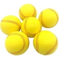thumbnail image 3 of 6 Pack Practice Baseballs Foam Baseball Ball Baseball for Kids Teens Softball, 3 of 3