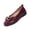 Wine, variant on IEMIEMIEM Women's Bow Ballet Flats 2026 Rhinestone Breathable Comfortable Round Toe Slip On Casual Shoes Non Slip Work Walking Shoes Brown 10 Wide