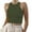 Green1, variant on Duoif Tank Top for Women, Women's Cropped Tank Tops Ribbed Sleeveless Crew Neck Blouses Summer Casual Basic Tops Womens Tank Tops Womens Tops Black L