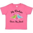 thumbnail image 3 of Inktastic Budgie Parakeet Budgerigar Pet Girls Toddler T-Shirt, 3 of 5