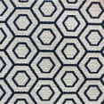 thumbnail image 3 of Plutus Myriad Hexagon Blue & Beige Luxury Throw Pillow - 20 x 26 in. Standard, 3 of 3