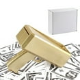 thumbnail image 1 of Bewildely de dinero de juguete con billetes falsos, regalo de lluvia para celebraciones festivas, de dinero con accesorios, bodas, dólar Juguetes novedosos y de broma oro, 1 of 6
