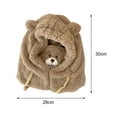 thumbnail image 4 of 2 Uds 3 En 1 Bufanda Con Capucha Gorro De Invierno Cálido Bufanda Mascarilla Yuyangstore bufanda con capucha, 4 of 8