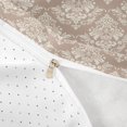 thumbnail image 4 of jejeloiu Vintage Damask Duvet Cover Queen,Retro Floral Queen Bedding For Adults,Beige Taupe,Reversible,3pcs,1 Duvet Cover and 2 Pillowcases, 4 of 6
