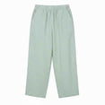 thumbnail image 7 of HongQid Linen Blend Capri Pants for Women Elastic Waist Gingham Print Casual Summer Cropped Trousers With Side Pockets,S, 7 of 7