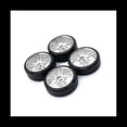 thumbnail image 4 of Para , Cuatro Llantas/Ruedas de Metal Son Universales 1/28 RC Road Racing Drift, Ruedas de Deriva de 27 Mm, Negro, 4 of 5