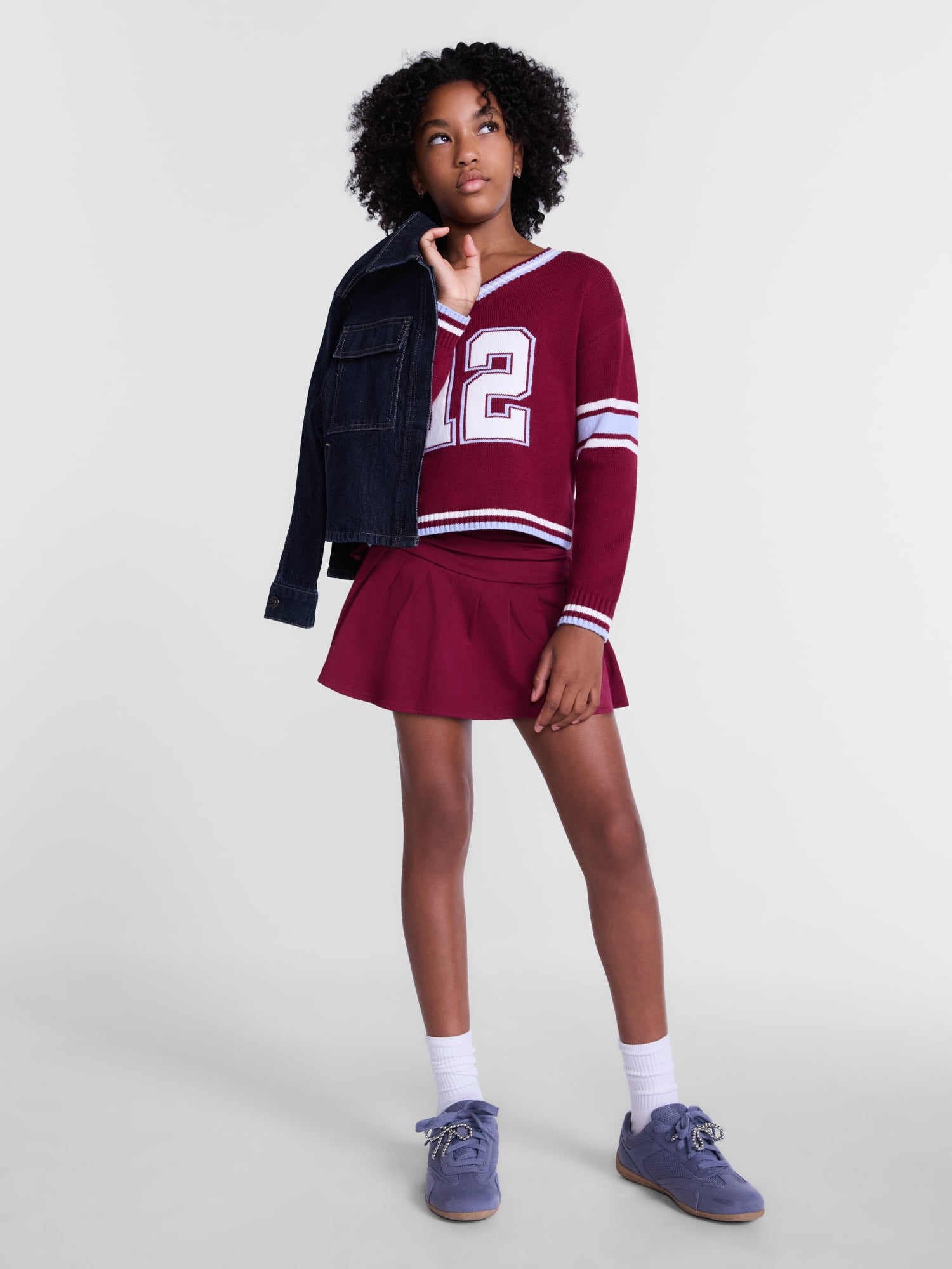 Weekend Academy Girls Ruched Skort, Sizes 4-18